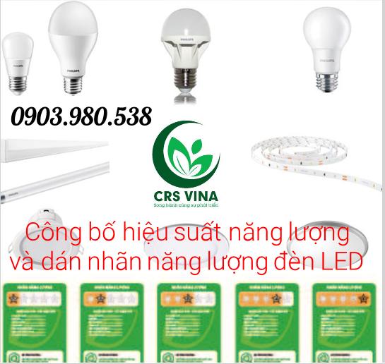 Công bố hiệu suất năng lượng và dán nhãn năng lượng đèn LED1