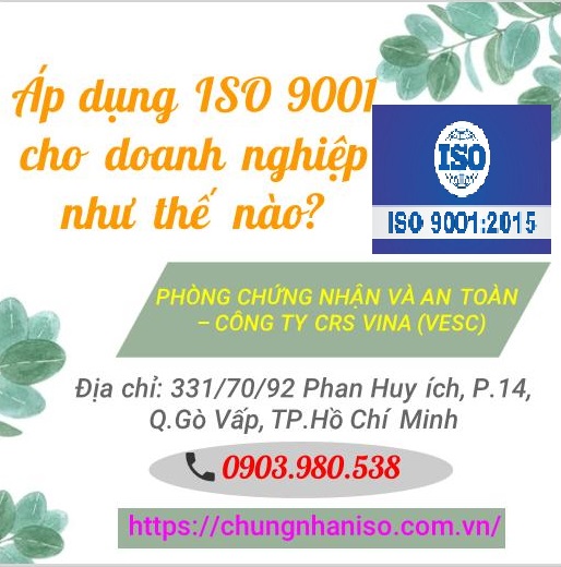 ap dung iso 9001 cho doanh nghiep nhu the nao
